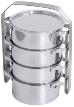 2x Contacto Marmeladen-/ Honig-Etagere, Zwei Ebenen, Edelstahl, Durchmesser Außen: 10 Cm, Gesamthöhe: 14 Cm -Contacto Küchenausstattung Verkäufe 0a0a2f95 b3c5 4650 b599 b892b510acb5 7