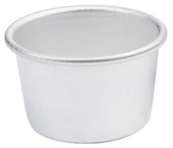 15x Contacto Dariolform Aus Aluminium Bodendurchmesser: 5 Cm, Höhe: 3,5 Cm, Durchmesser Innen: 6 Cm, Volumen: 90 Ml