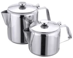 2x Contacto Teekanne. Edelstahl. Volumen: 1.8 L. Durchmesser: 14.5 Cm. Höhe: 15 Cm -Contacto Küchenausstattung Verkäufe 20775cfe bee9 4303 be66 a7e55d4152c3