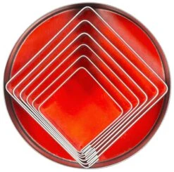 Contacto Ausstechformen, Quadratisch, Glatte Form