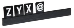 Contacto Buchstabenleiste Schwarz