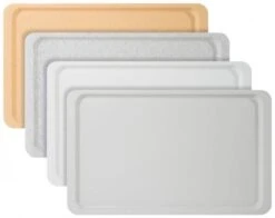 2x Contacto Tablett. Rund. Rutschfest. Gummilaminierter Schichtstoff. Durchmesser: 32 Cm. Höhe: 1.5 Cm -Contacto Küchenausstattung Verkäufe 3744fc09 23f3 4ae8 bdcb 0eca154bd35f