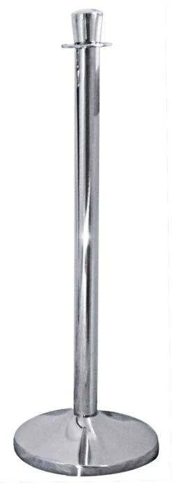 Contacto Absperrpfosten, Edelstahl, Mit Konus, 2 Stück