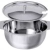 2x Contacto Suppenterrine. Edelstahl. Volumen: 1 L. Durchmesser Innen: 15 Cm. Gesamthöhe: 7.5 Cm