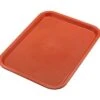 6x Tablett MODERN 35 X 27cm Farbe: Rot