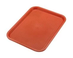 6x Tablett MODERN 35 X 27cm Farbe: Rot