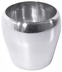 2x Contacto Eiseimer Aus Edelstahl, Volumen: 1,1 L, Durchmesser Oben: 11,5 Cm, Höhe: 12 Cm