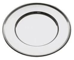 3x Platzteller Aus Edelstahl, Hochglänzend, Mit Geschlossener Umlaufkante Höhe: 1,5 Cm, -Contacto Küchenausstattung Verkäufe 8c8012dd 0495 4422 826f 960b6fa9e030