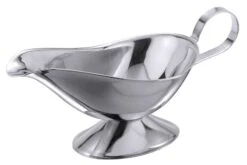 3x Sauciere Ohne Fuß, Edelstahl Gesamthöhe: 3,5 Cm, Volumen: 0,06 L, Länge: 17 Cm -Contacto Küchenausstattung Verkäufe 8ebaa219 46e9 4b98 976d a03ee145c838 6