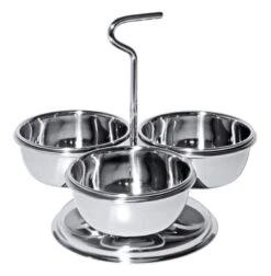 Contacto Dip-Schalenset 18/10, 3 Schalen