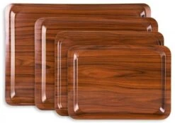 2x Contacto Serviertablett. Melaminbeschichtetes 3 Mm-Pressholz. Länge: 46 Cm. Breite: 36 Cm. Höhe: 1.5 Cm -Contacto Küchenausstattung Verkäufe be5b644f cb4f 4683 8dbb a373ce0c845a 2