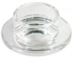 3x Contacto Ersatzglasschale Zu Butterschale Mit Cloche Aus Schwerem Glas Mit Cloche Aus Edelstahl