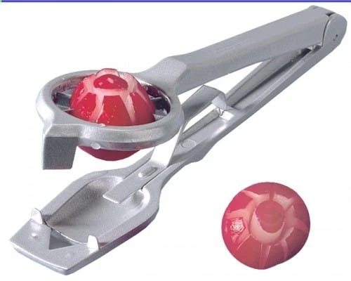 2x Contacto Eierschneider, Beschichtetem Aluminiumguss, Schneiddrähte, Edelstahl, Länge: 12,5 Cm, Breite: 8 C 2 2x Contacto Eierschneider, Beschichtetem Aluminiumguss, Schneiddrähte, Edelstahl, Länge: 12,5 Cm, Breite: 8 C – Bild 2