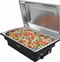 Contacto Roll-Top Chafing Dish, Mit Zwei Brennbehälter 66,5 Cm, Regulierbarer Elektrischer Heizquelle -Contacto Küchenausstattung Verkäufe ec08fc90 1de6 4c76 ad47 69ac60efda9f 1
