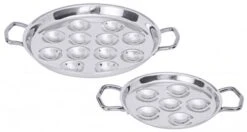 3x Schneckenplatte Für Zwölf Schnecken Edelstahl, Durchmesser: 18 Cm, Höhe: 1,5 Cm -Contacto Küchenausstattung Verkäufe fe87b1b5 122a 45fe 9daa db2eb1637cd0